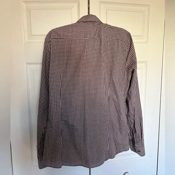 Men’s Plaid Button Down - Red - L - Picture 2 of 3